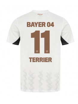 Bayer Leverkusen Martin Terrier #11 Replika Borta Kläder 2024-25 Kortärmad